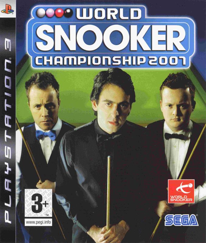 World Snooker Championship 2007 box art for Playstation 3